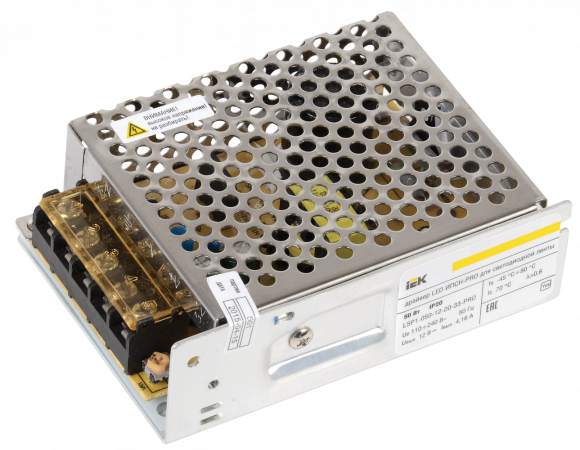 IEK Драйвер LED ИПСН-PRO 50Вт 12 В блок - клеммы IP20 IEK, LSP1-050-12-20-33-PRO