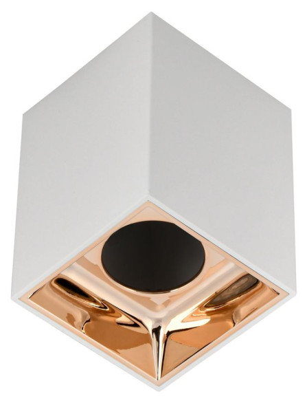 IEK LIGHTING Светильник 4112 накладной потолочный под лампу GU10 белый/золото пластик IEK, LT-UPB0-4112-GU10-1-K22 IEK LIGHTING Светильник 4112 накладной потолочный под лампу GU10 белый/золото пластик IEK, LT-UPB0-4112-GU10-1-K22