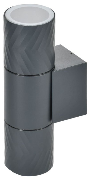 IEK LIGHTING Светильник уличный 5108 настенный под лампу 2хGU10 IP65 серый IEK, LT-UBU0-5108-GU10-2-K03