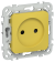 IEK FLITE Розетка без заземления с защитными шторками безвинтовое крепление 10А РСш01-1-ФлЖК желтый карри IEK, FI-R13-10-1-K44