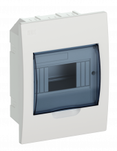 KREPTA 3 Корпус пластиковый ЩРВ-П-6 IP41 белый IEK, MKP12-V-06-40-20