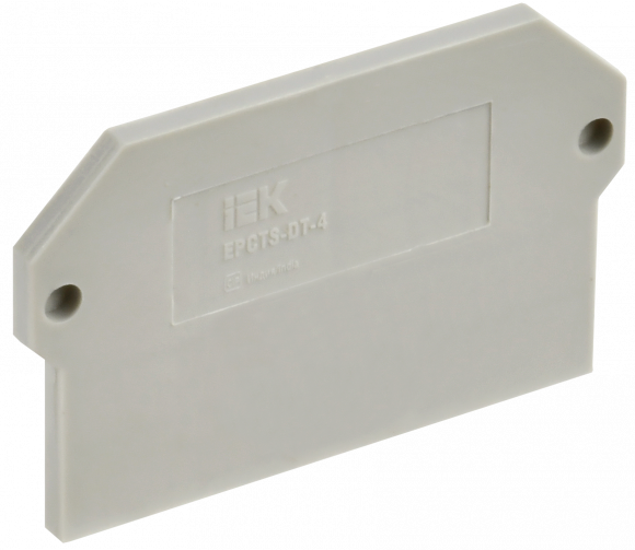 IEK Заглушка для колодки клеммной CTS-DT 4мм2 серая IEK, YCT15-04-K03-004-ZGL
