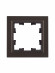 IEK BRITE Рамка 1-местная РУ-1-БрТБ темная бронза , BR-M12-K45