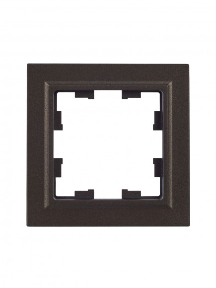 IEK BRITE Рамка 1-местная РУ-1-БрТБ темная бронза , BR-M12-K45
