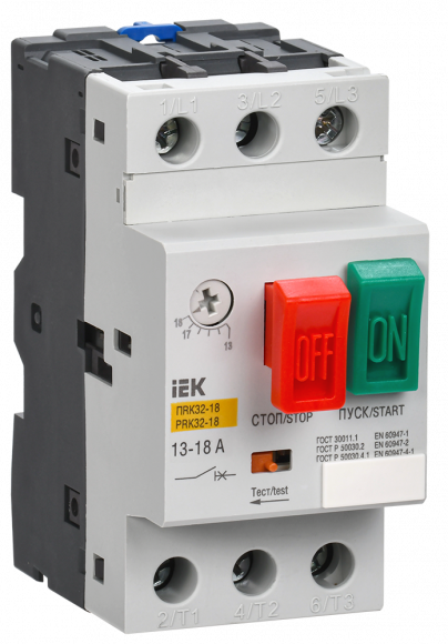 IEK Пускатель ПРК32-18 In=18A Ir=13-18A Ue 660В IEK, DMS11-018