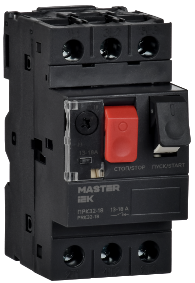 IEK Пускатель ПРК32-18 In=18А Ir=13-18А Ue 660В MASTER IEK, DMS11-018