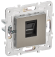 IEK SKANDY Розетка компьютерная RJ45 кат.6 SK-K02N металл никель , SK-K10-2-K50