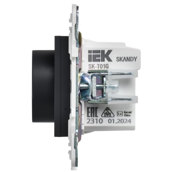 IEK SKANDY Термостат электронный с индикацией SK-T01G графит , SK-RT11-K53
