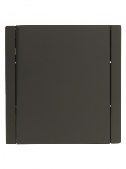 IEK FORTE&PIANO Выключатель 1-клавишный проходной 10А FP303 серый , FP-V12-0-10-1-K03