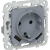FLITE Розетка 1-местная с заземлением с защитными шторками 16А с USB A+A 3,1А безвинтовое крепление РСЮша11-1-ФлМ маренго IEK, FI-R14-16-1-U21-D31-K35