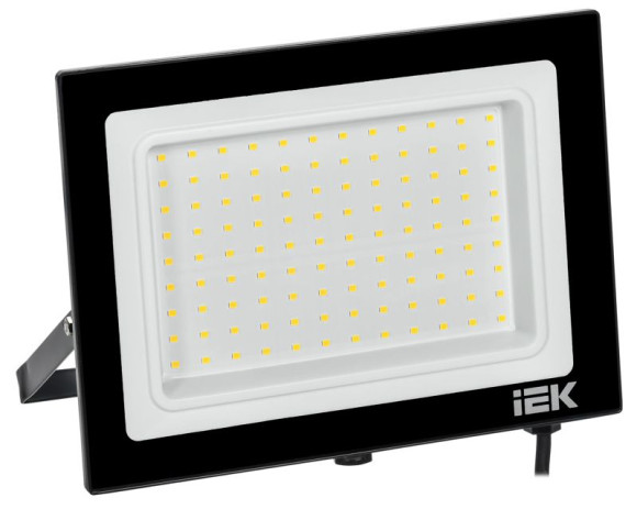 IEK Прожектор СДО 06-100 светодиодный черный IP65 6500K IEK, LPDO601-100-65-K02