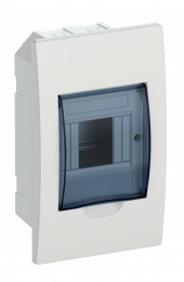 KREPTA 3 Корпус пластиковый ЩРВ-П-4 IP41 белый IEK, MKP12-V-04-40-20
