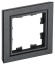 IEK BRITE Рамка 1-местная РУ-1-БрЧ черный IEK, BR-M12-K02