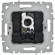 IEK BRITE Розетка компьютерная RJ45 кат.5E РК10-БрБ белый, BR-K10-1-K01-PRO