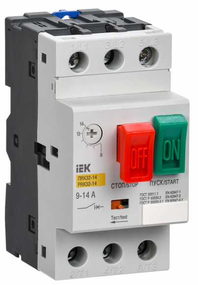 IEK Пускатель ПРК32-14 In=14A Ir=9-14A Ue 660В IEK, DMS11-014