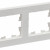 BRITE Рамка 2-местная РУ-2-Бр белый рифленый IEK, BR-M22-51-K01