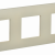 SKANDY Рамка 3-местная SK-F01B бежевый IEK, SK-M32-K10