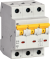 IEK Выключатель автоматический ВА47-60МА без теплового расцепителя 3P 16А 6кА D IEK, MVA33-3-016-D