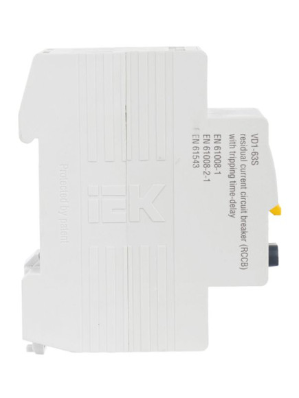 IEK Выключатель дифференциальный (УЗО) ВД1-63S 2Р 50А 300мА IEK, MDV12-2-050-300