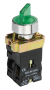 IEK Переключатель LAY5-BK2365 2 положения зеленый NO+NC IEK, BSW90-BK-2-K06