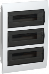 KREPTA 3 Корпус пластиковый ЩРВ-Пк-45 IP41 белый IEK, MKP12-V-04-45-41