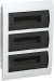 IEK KREPTA 3 Корпус пластиковый ЩРВ-Пк-45 IP41 белый IEK, MKP12-V-04-45-41